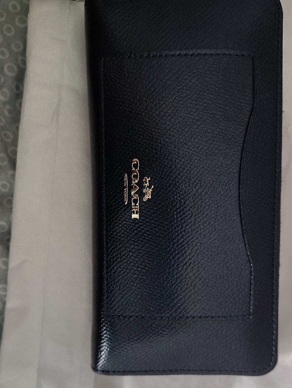 Coach Midnight Blue Leather Wallet Excellent Condition, Genuine Leather - Picture 11 of 11